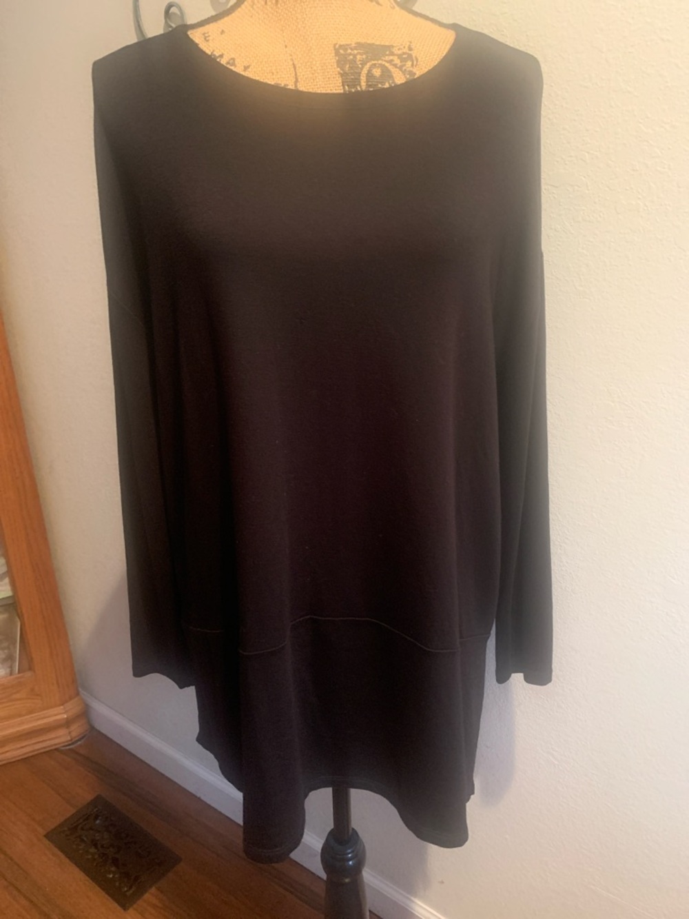 Eileen Fisher Black Long Sleeve Tunic